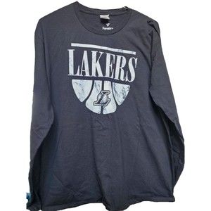 Lakers Black Long Sleeve Shirt Size 2XL Basketball